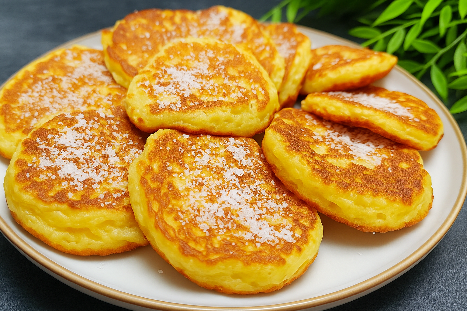 Pancake di mele e yogurt